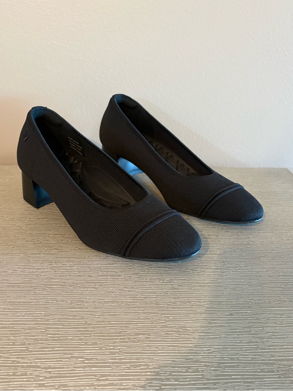Vivaia Julia Pro Black Low Block Heel Pumps - Women's Shoes Size 40 - Picture 2 of 16
